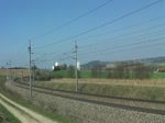 1116 246  Bundesheer  mit einem Güterzug nach Graz am 08.04.2010 bei der Haidinger Kurve.